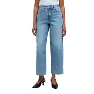 NWT Madewell Perfect Vintage Wide Leg Crop Jeans